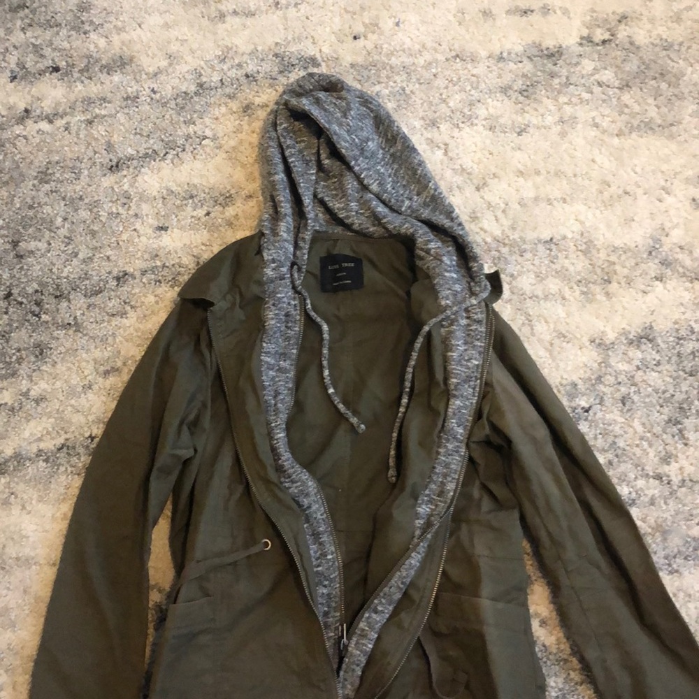 Dark Green and grey jacket